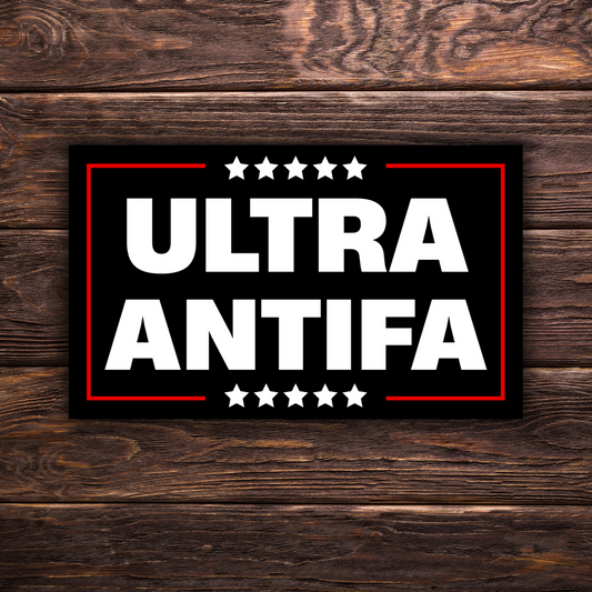 ultra antifa sticker, antifascist sticker, progressive politics decal, political protest sticker, resist fascism sticker, activism sticker, bold vinyl sticker, anti authoritarian decal, leftist pride sticker, punk politics sticker, anti right wing sticker, progressive merch, protest art decal, radical politics sticker, democratic socialist sticker, resist sticker, antifascist movement sticker, satirical political sticker, activist gift idea