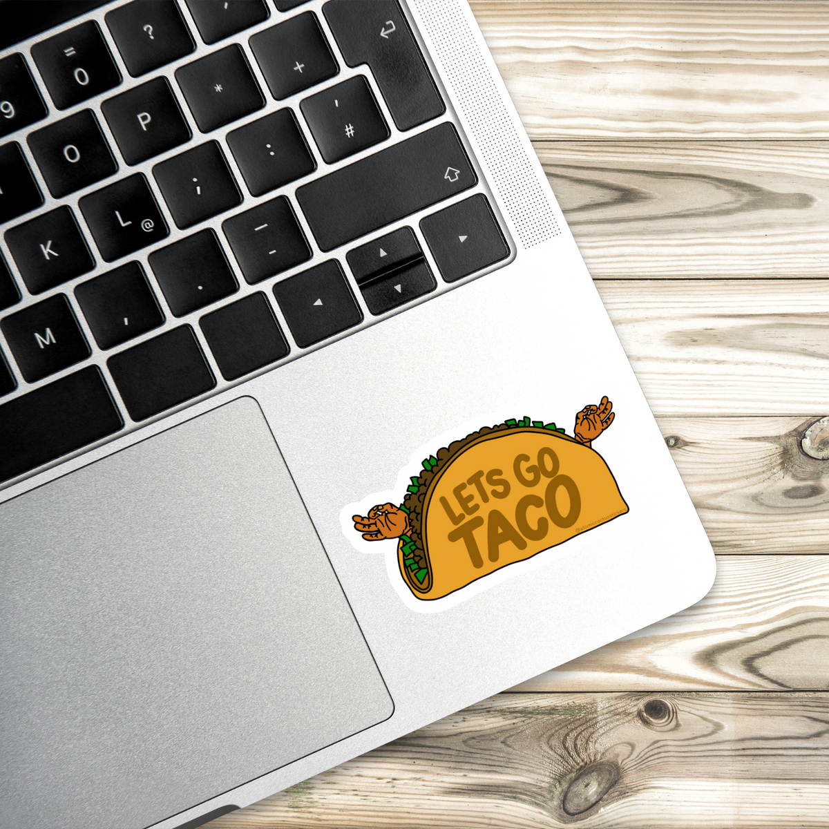 TACO, let's go taco sticker, anti trump taco meme, funny political sticker, trump parody decal, liberal humor sticker, taco joke, weird vinyl sticker, protest sticker Anti-Trump sticker, FDT sticker, political vinyl decal, activism sticker, teal political sticker, protest decal, progressive politics, resist Trump, anti-MAGA sticker, leftist sticker, water-resistant sticker, political activism sticker