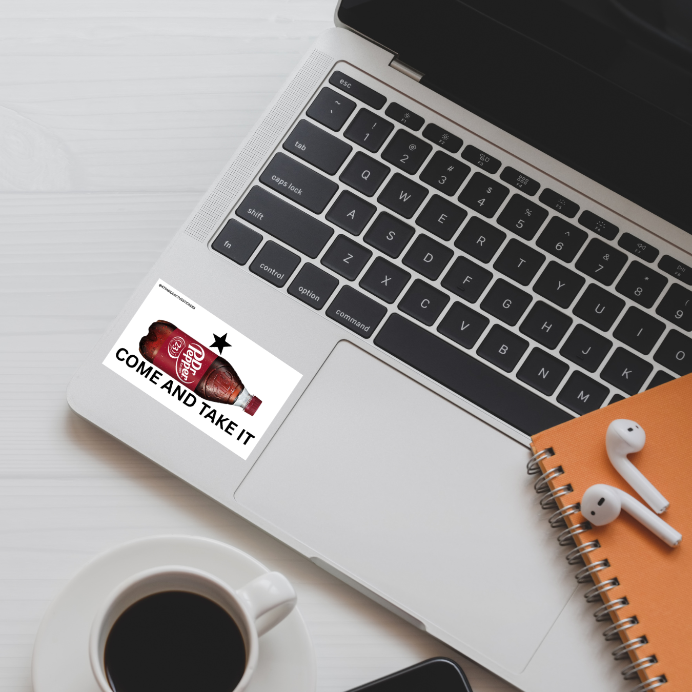 Dr. Pepper sticker, Texas pride, funny sticker, soda lover decal, meme sticker, Come and Take It parody, water-resistant vinyl sticker, Texan humor, funny vinyl decal, funny soda sticker, road trip sticker, soda, pop