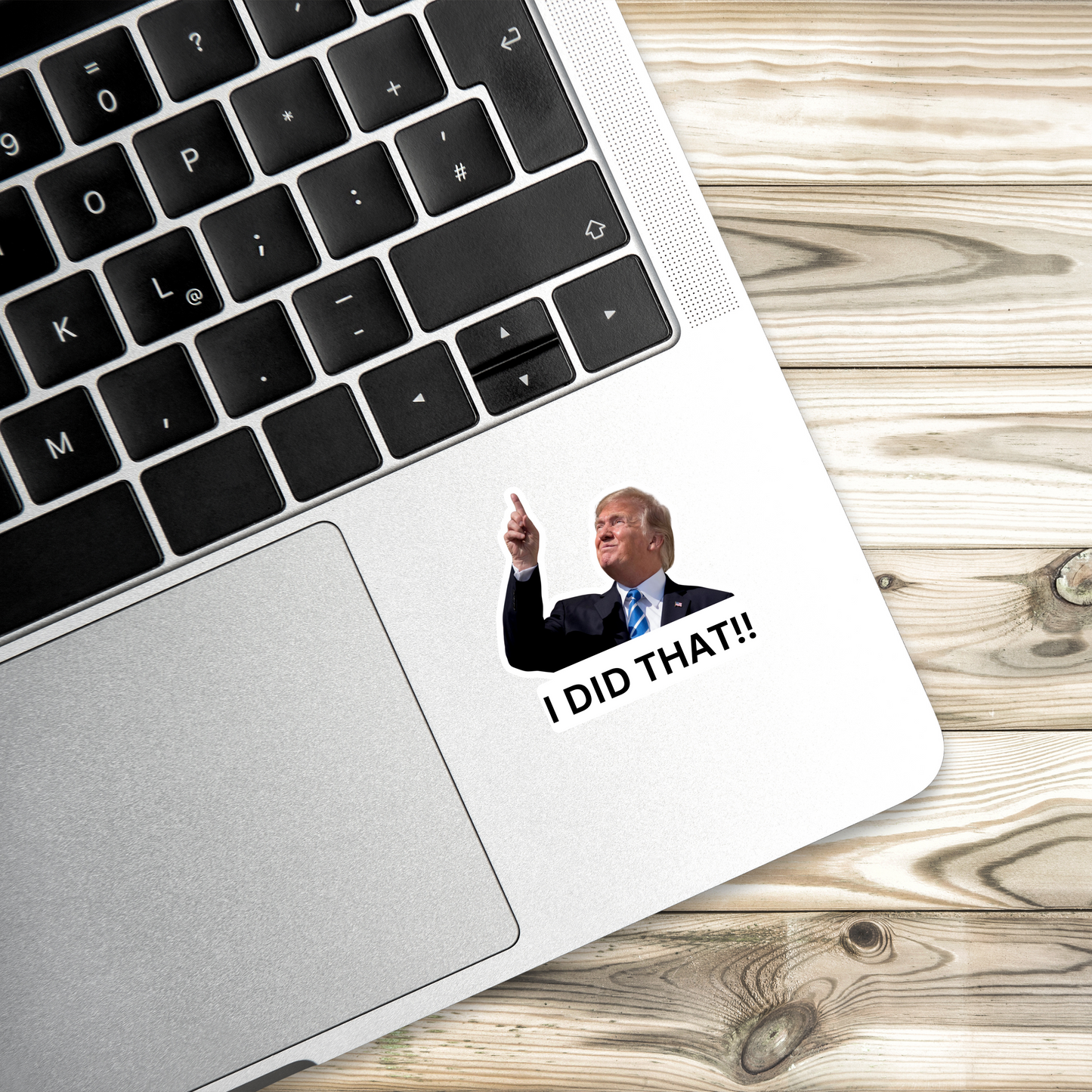 Funny Trump sticker, I Did That Trump sticker, gas pump sticker, political humor decal, durable vinyl sticker, Donald Trump meme sticker, grocery store sticker, funny political sticker, anti-Trump sticker, bulk Trump stickers, FDT Sticker