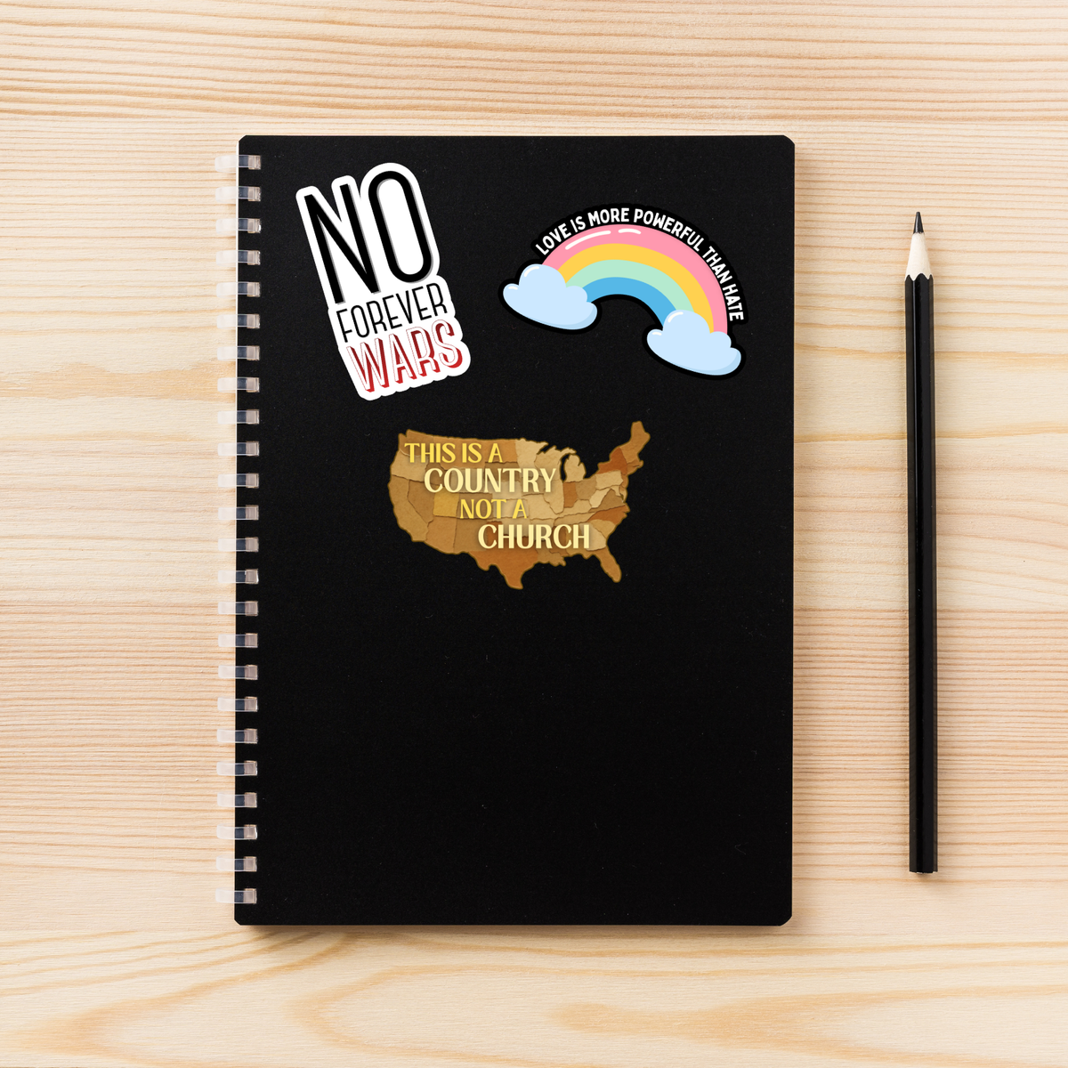 Political Monthly Sticker Club - April 2026
