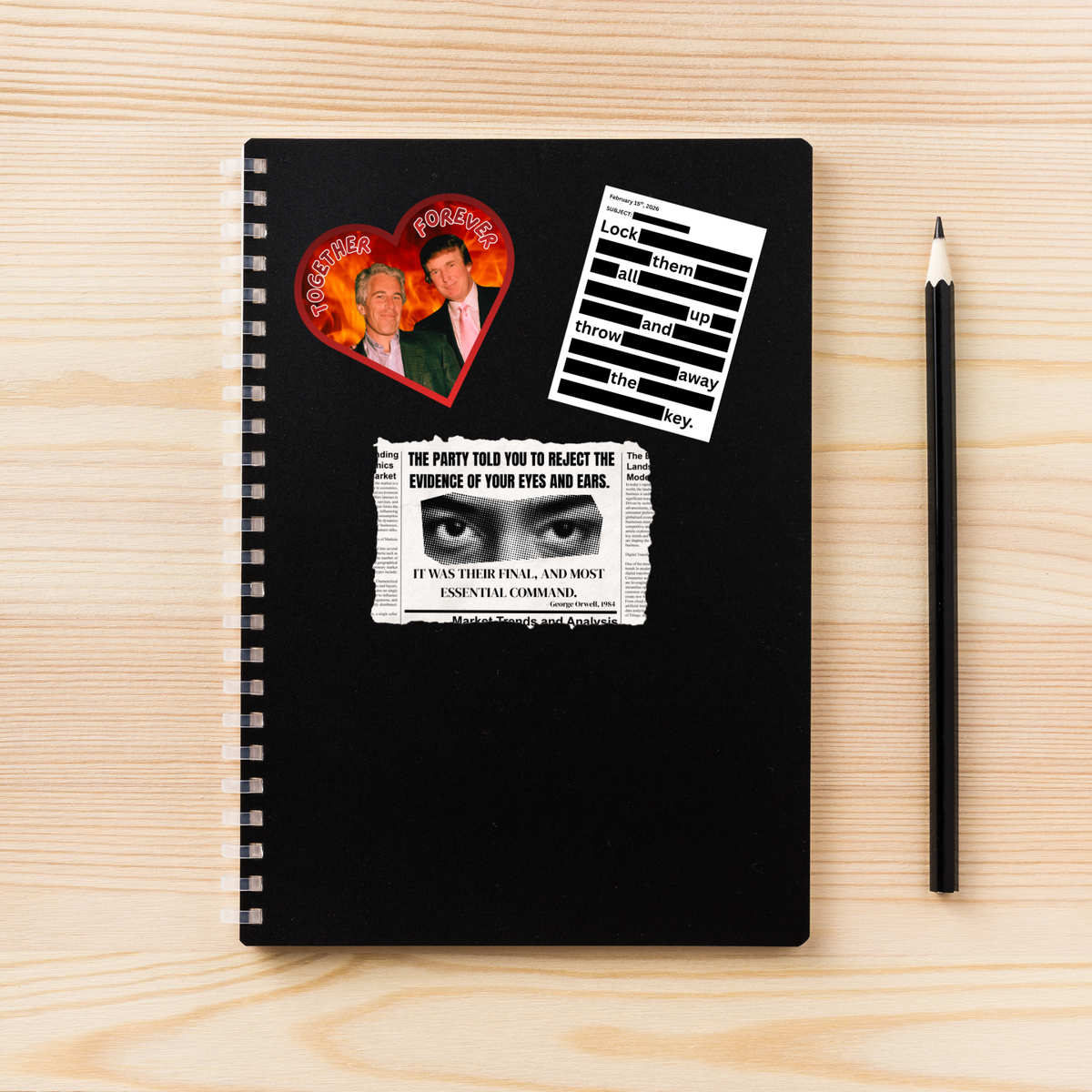 Political Monthly Sticker Club - March 2026