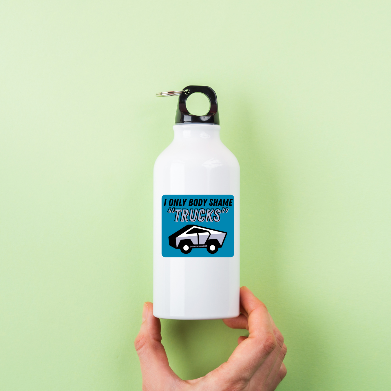 cybertruck sticker, anti-Elon sticker, funny tech bro decal, parody truck sticker, political humor sticker, anti-billionaire vinyl, cybertruck roast, water-resistant laptop sticker, progressive sticker, design nerd gift, anti-Musk sticker, anti-capitalist decal, Gen Z humor sticker