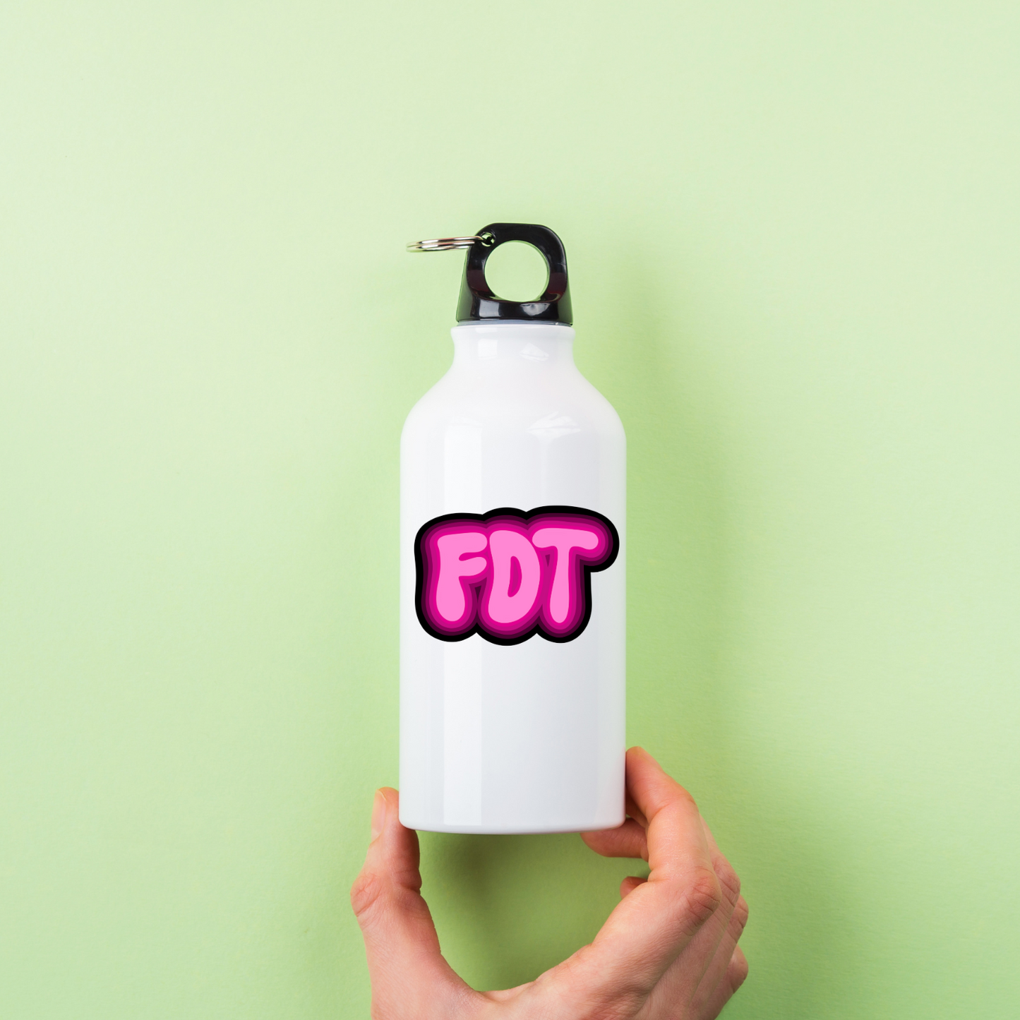 Anti-Trump sticker, FDT sticker, political vinyl decal, activism sticker, teal political sticker, protest decal, progressive politics, resist Trump, anti-MAGA sticker, leftist sticker, water-resistant sticker, political activism sticker