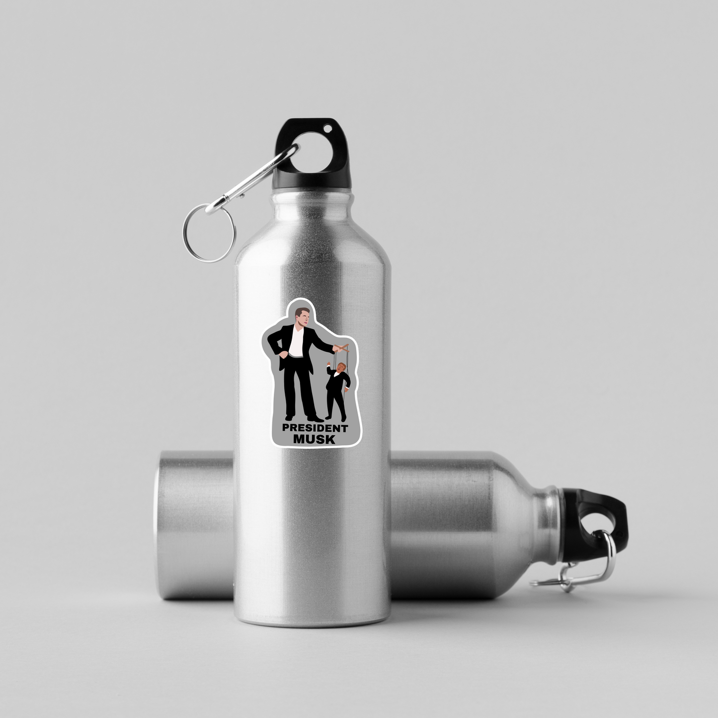 President Musk Sticker | Political Sticker | Vinyl Sticker | Water Resistant | Anti Trump | Meme Sticker | Puppet