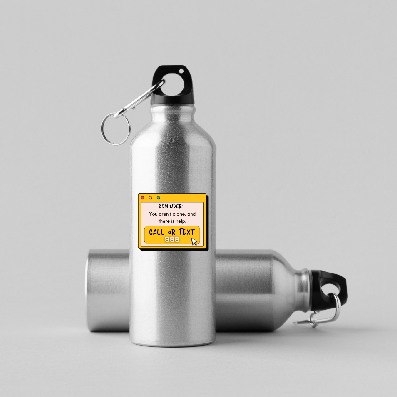 988 sticker, mental health awareness, suicide prevention sticker, you are not alone sticker, retro computer sticker, vintage popup sticker, Y2K mental health sticker, crisis hotline sticker, encouraging sticker, therapy sticker, mental health reminder, digital popup sticker, emotional support decal