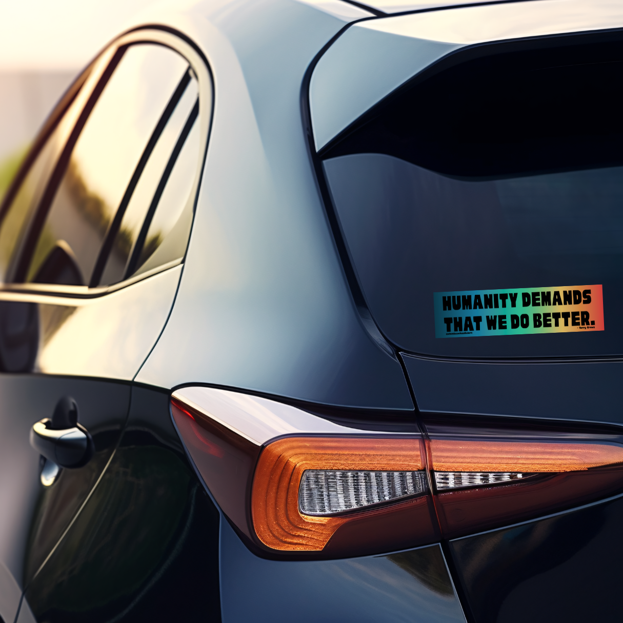 Protest bumper sticker, political quote sticker, vinyl bumper sticker, activism sticker, human rights sticker, progressive decal, resistance sticker, social justice sticker, water-resistant sticker, bold quote sticker, do better bumper sticker, inspirational vinyl sticker, car window decal, bumper sticker for activists.