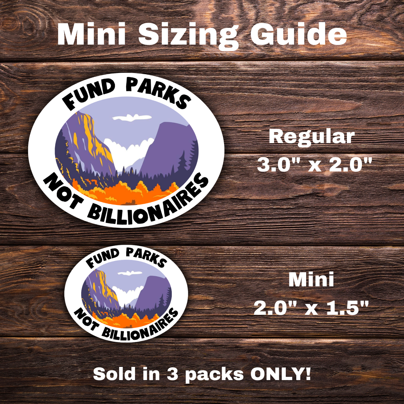 Environmental activism sticker, anti-billionaire sticker, pro-park decal, national park lover, climate change sticker, tax the rich, eco-friendly vinyl decal, protest sticker, progressive politics, water-resistant laptop sticker, activism bumper sticker, abolish ice sticker, 8647 sticker, anti musk sticker, anti trump stickers, democracy sticker, environment sticker, feminist sticker, Yosemite