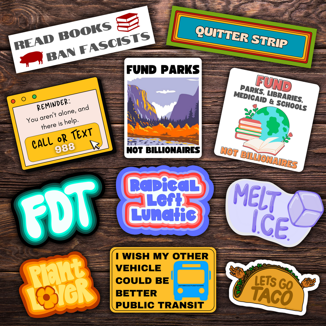 Why Wholesale Political Stickers & Bookmarks Are a Hit in Independent Shops