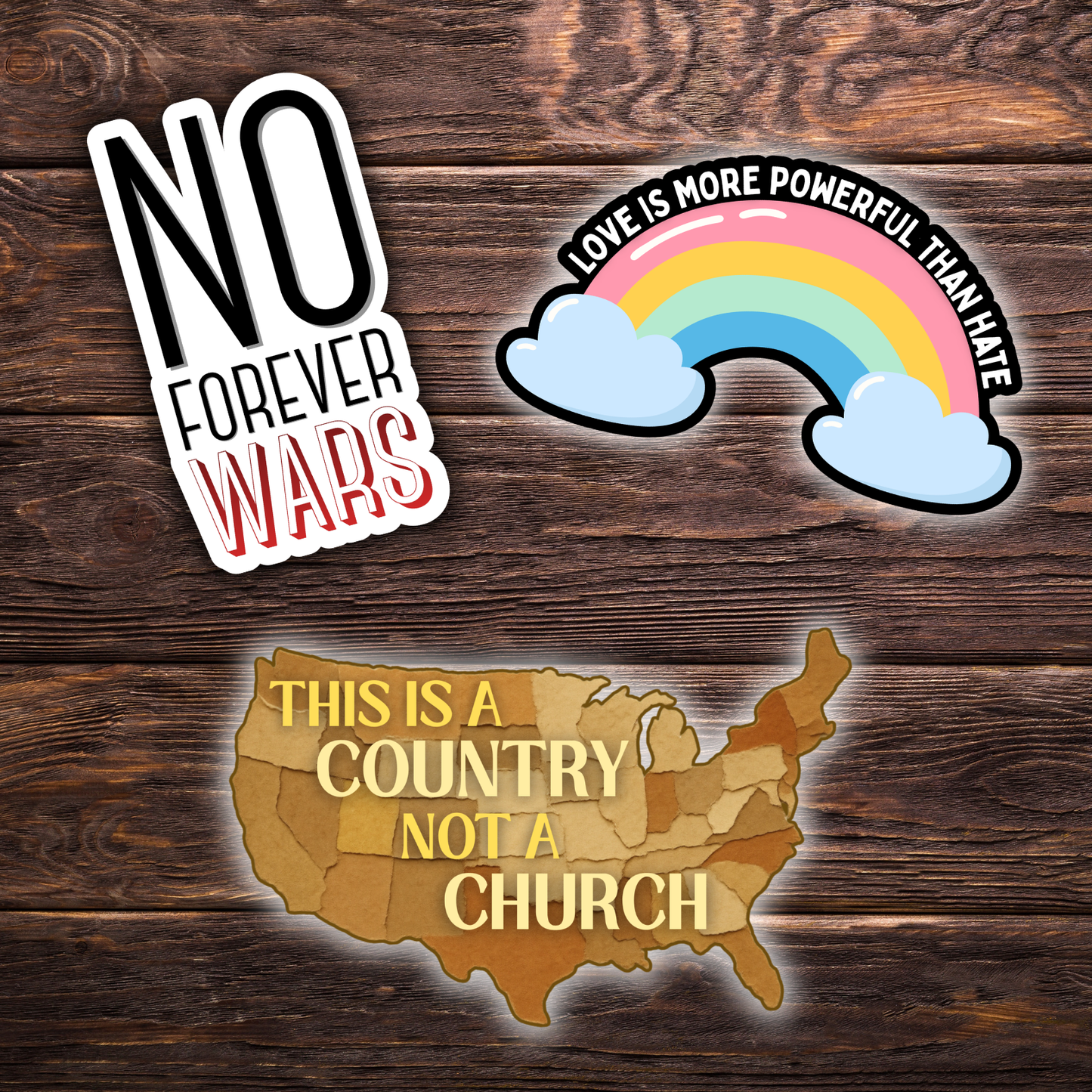 Political Monthly Sticker Club - April 2026