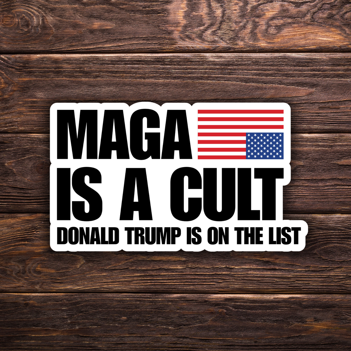 MAGA is a Cult, maga protects pedophiles sticker, epstein files sticker, anti trump sticker, progressive politics sticker, resist decal, accountability sticker, political protest art, expose corruption sticker, leftist sticker, satirical political merch, activist sticker, liberal gift idea, water-resistant political decal
