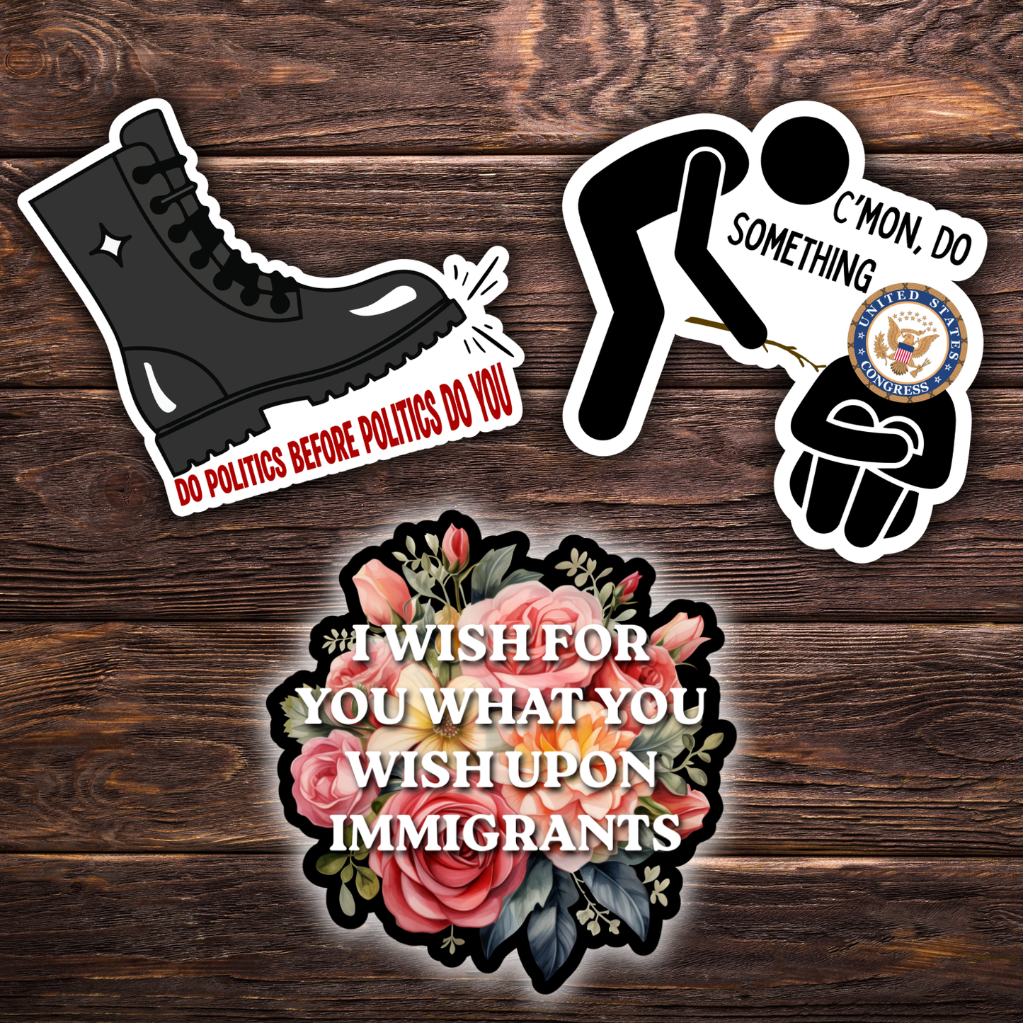 Political Monthly Sticker Club - May 2026