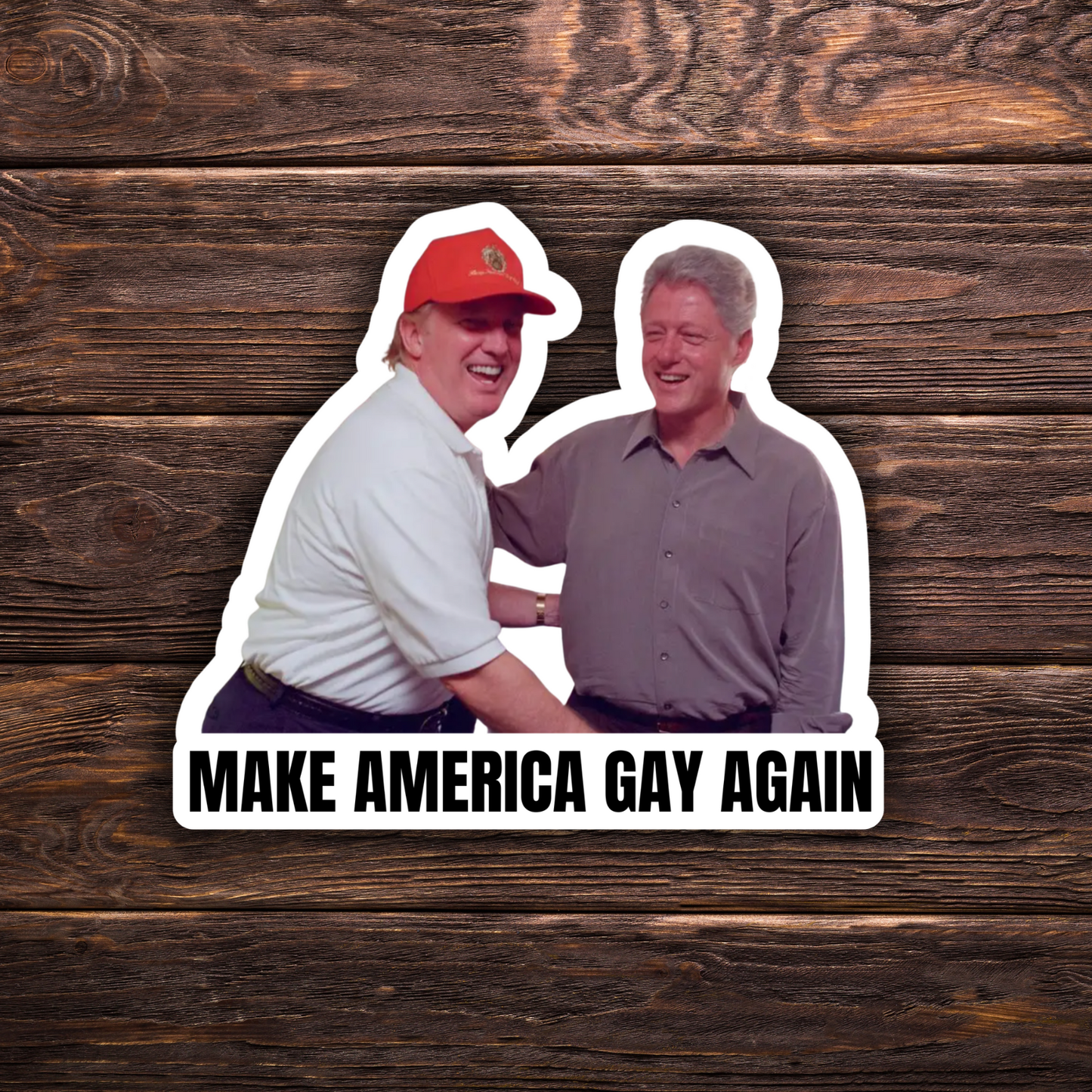 make america gay again sticker, political parody sticker, lgbtq protest sticker, queer pride decal, gay rights sticker, political humor sticker, resist art decal, viral political sticker, social justice merch, progressive pride sticker, satirical political vinyl, anti maga parody, queer liberation sticker, meme politics sticker, activist sticker, protest art decal, laptop political sticker, pop culture politics, leftist merch, rainbow protest decal, current events sticker, political meme vinyl, equality pri