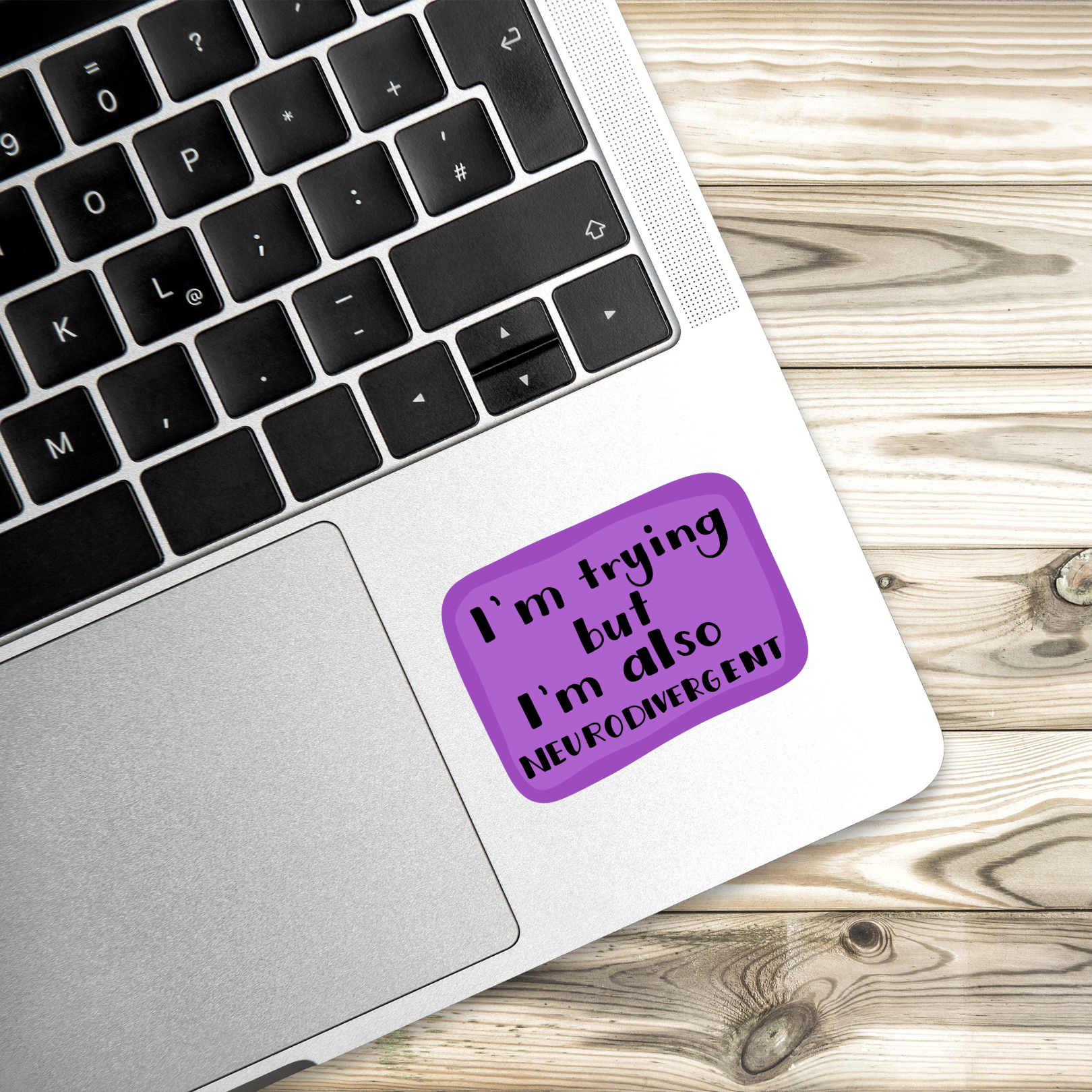 neurodivergent sticker, ADHD humor, autistic sticker, mental health sticker, relatable vinyl decal, introvert sticker, funny mental health sticker, laptop sticker, water bottle sticker, ADHD pride, neurodivergent pride, relatable humor, anxiety sticker, emotional validation, cute sticker, sticker for journaling, self-expression sticker