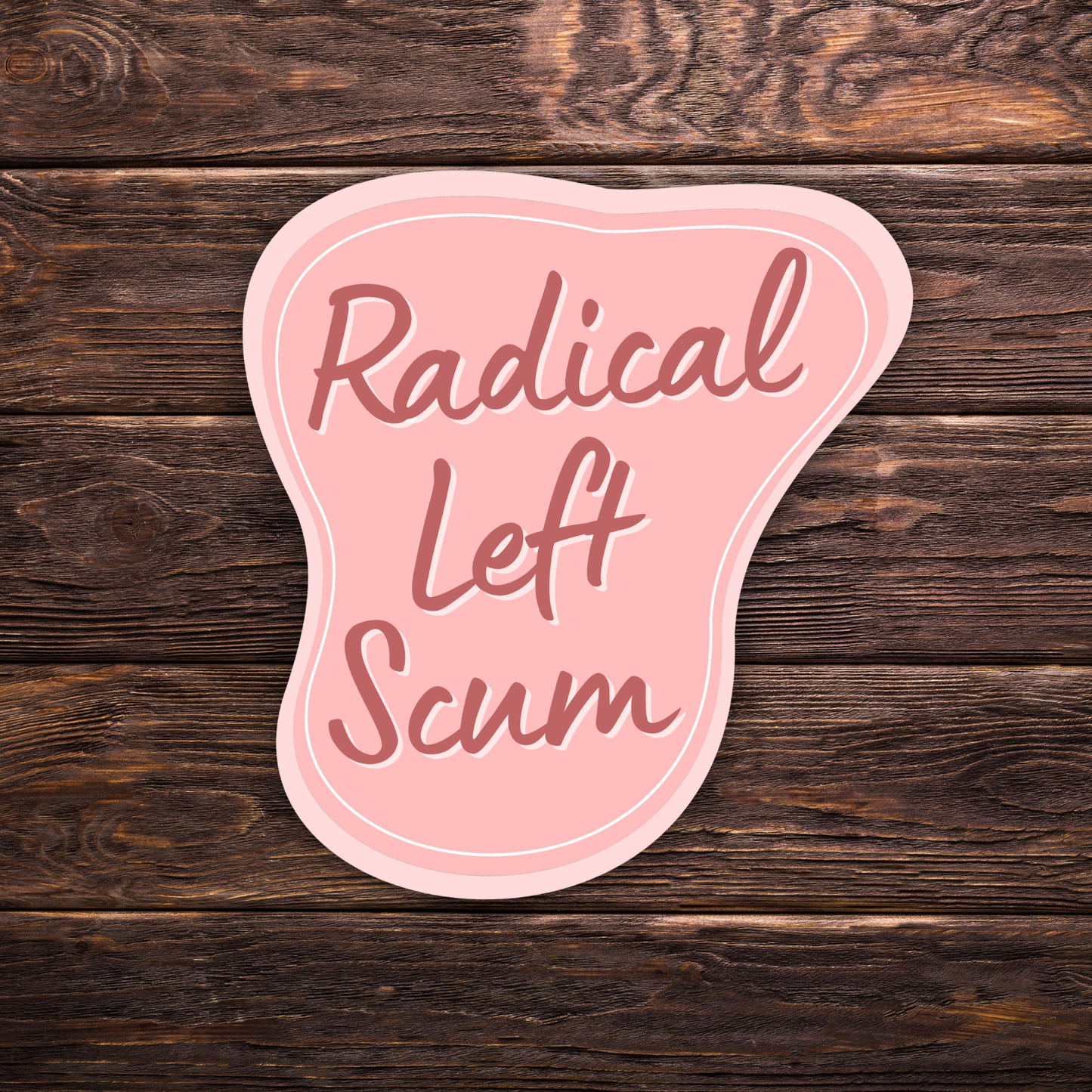 Political sticker, leftist humor sticker, radical left sticker, political satire decal, progressive activism sticker, social justice art, protest sticker, activist merch, immigration justice sticker, melt ICE sticker, abolish ICE decal, pro immigrant sticker, no one is illegal sticker, stolen land sticker, indigenous rights sticker, decolonize art, anti border sticker, liberal sarcasm sticker, political meme sticker, resistance sticker, left wing gift, activist gift idea