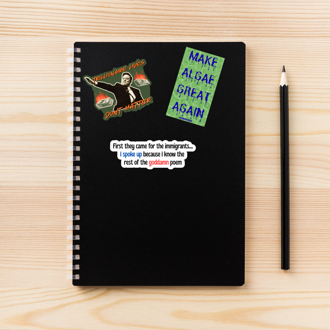 Political Monthly Sticker Club - July 2026