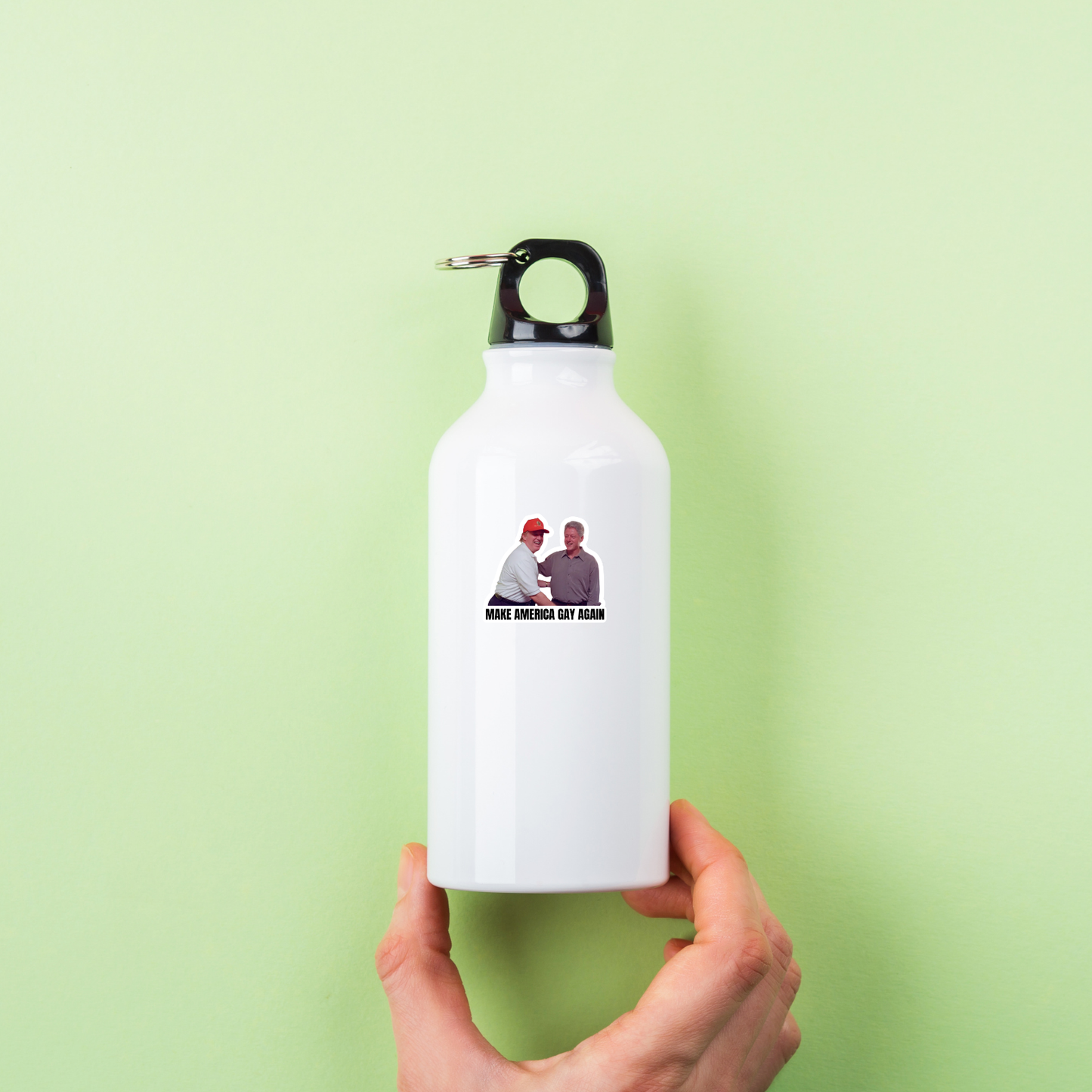 make america gay again sticker, political parody sticker, lgbtq protest sticker, queer pride decal, gay rights sticker, political humor sticker, resist art decal, viral political sticker, social justice merch, progressive pride sticker, satirical political vinyl, anti maga parody, queer liberation sticker, meme politics sticker, activist sticker, protest art decal, laptop political sticker, pop culture politics, leftist merch, rainbow protest decal, current events sticker, political meme vinyl, equality pri