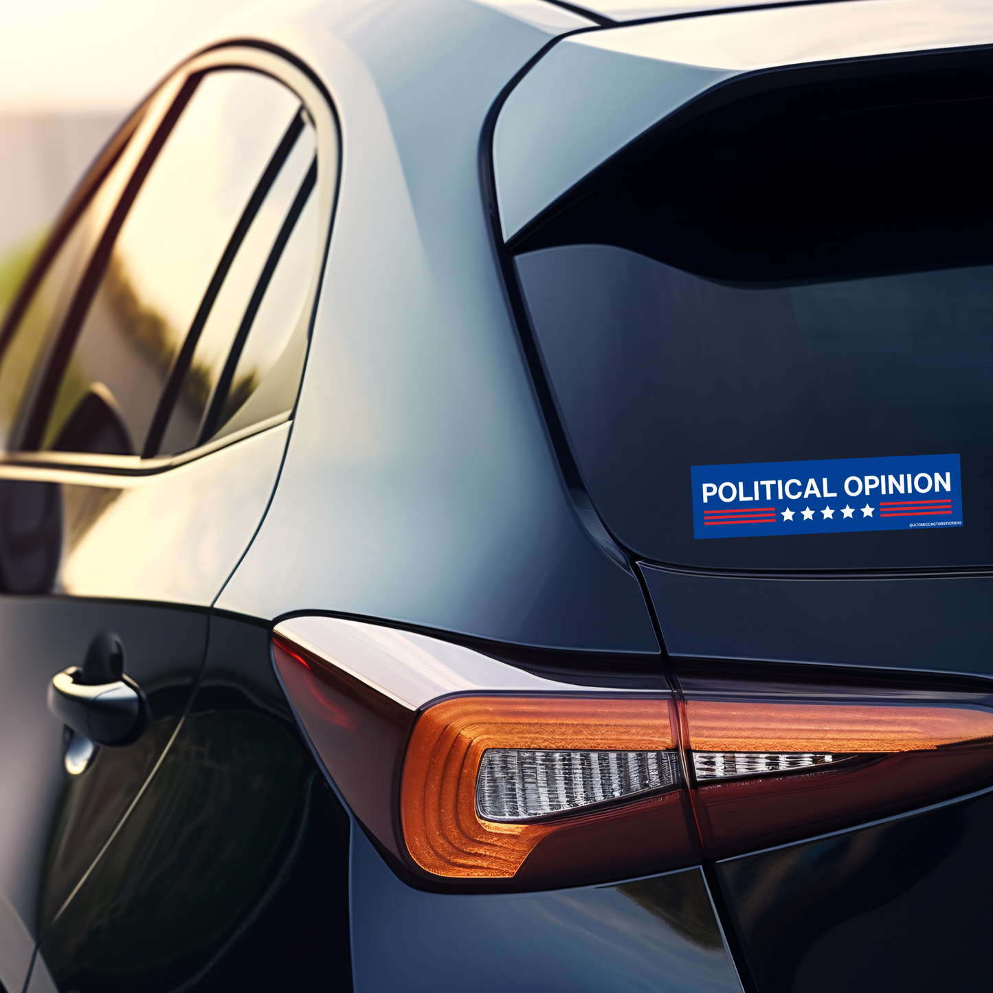 Political Opinion | Bumper Sticker | 8" X 2.20" | Water Resistant Premium Quality | Funny Meme Sticker