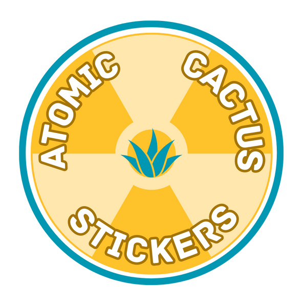 Atomic Cactus Stickers