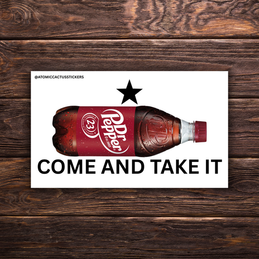 Gift for activists, soda themed parody, parody sticker bundle, come and take it sticker, texas alamo sticker, funny soda sticker, texas pride decal, carbonated drink sticker, soda lover gift, come and take it parody, fizzy drink decal, alamo parody sticker, political humor sticker, texas history sticker, pop culture soda sticker, soft drink fan decal, come and take it soda can, novelty texas sticker, soda can humor gift, satirical political sticker, resist parody decal, texas joke sticker, carbonated humor 