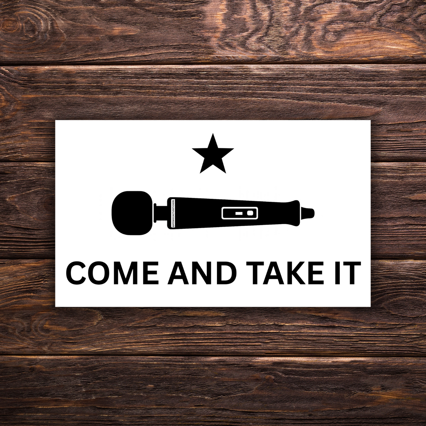 Feminist sticker, come and take it parody, sex positive decal, wand massager sticker, bodily autonomy, reproductive rights, vinyl laptop sticker, political humor sticker, anti-ban sticker, progressive sticker, women’s rights, sexual freedom, Texas parody sticker