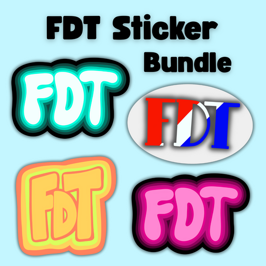 FDT sticker bundle, anti-Trump sticker pack, political protest decals, resist Trump stickers, progressive activism, water-resistant vinyl stickers, anti-MAGA sticker set, leftist sticker bundle, liberal political decals, anti-fascist sticker pack, protest art bundle, bold statement stickers, political activism sticker set
