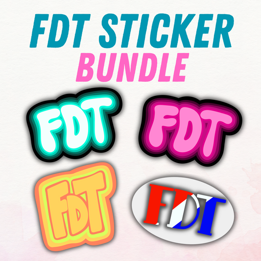 FDT sticker bundle, anti-Trump sticker pack, political protest decals, resist Trump stickers, progressive activism, water-resistant vinyl stickers, anti-MAGA sticker set, leftist sticker bundle, liberal political decals, anti-fascist sticker pack, protest art bundle, bold statement stickers, political activism sticker set
