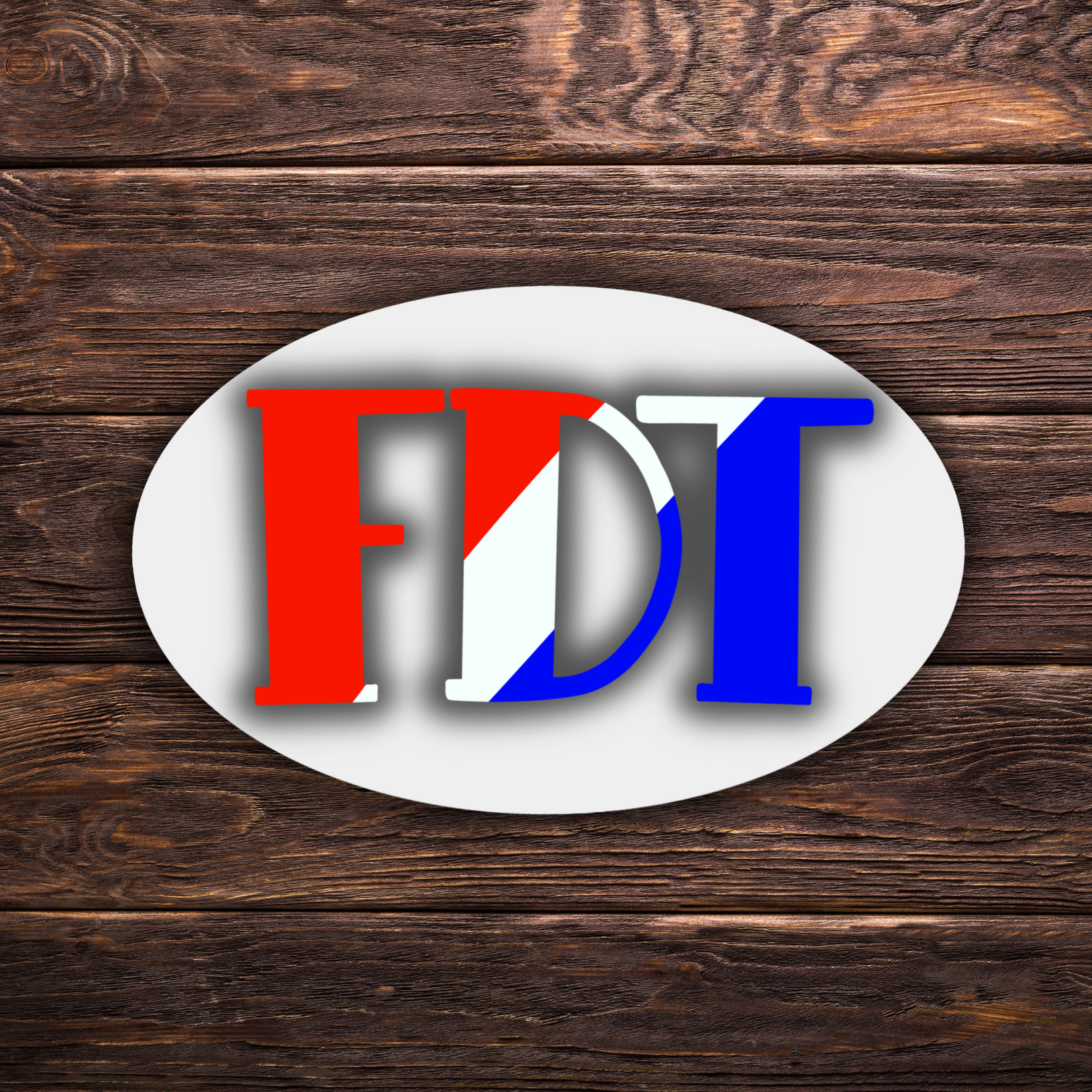 Anti-Trump sticker, political activism decal, protest sticker, progressive politics, FDT bumper sticker, American flag sticker, water-resistant vinyl decal, resist Trump, activism merch, impeach Trump, anti-MAGA, pro-democracy, liberal bumper sticker, election 2024, vote blue, protest art, political satire sticker.