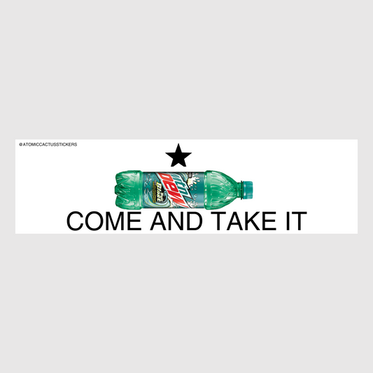 Come and Take It Baja | Bumper Sticker | 8" X 2.20" | Water Resistant Premium Quality | Funny Meme Sticker